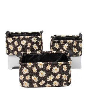 LUG Crescendo 3pc Reversible Storage Bins - Autumn Daisies